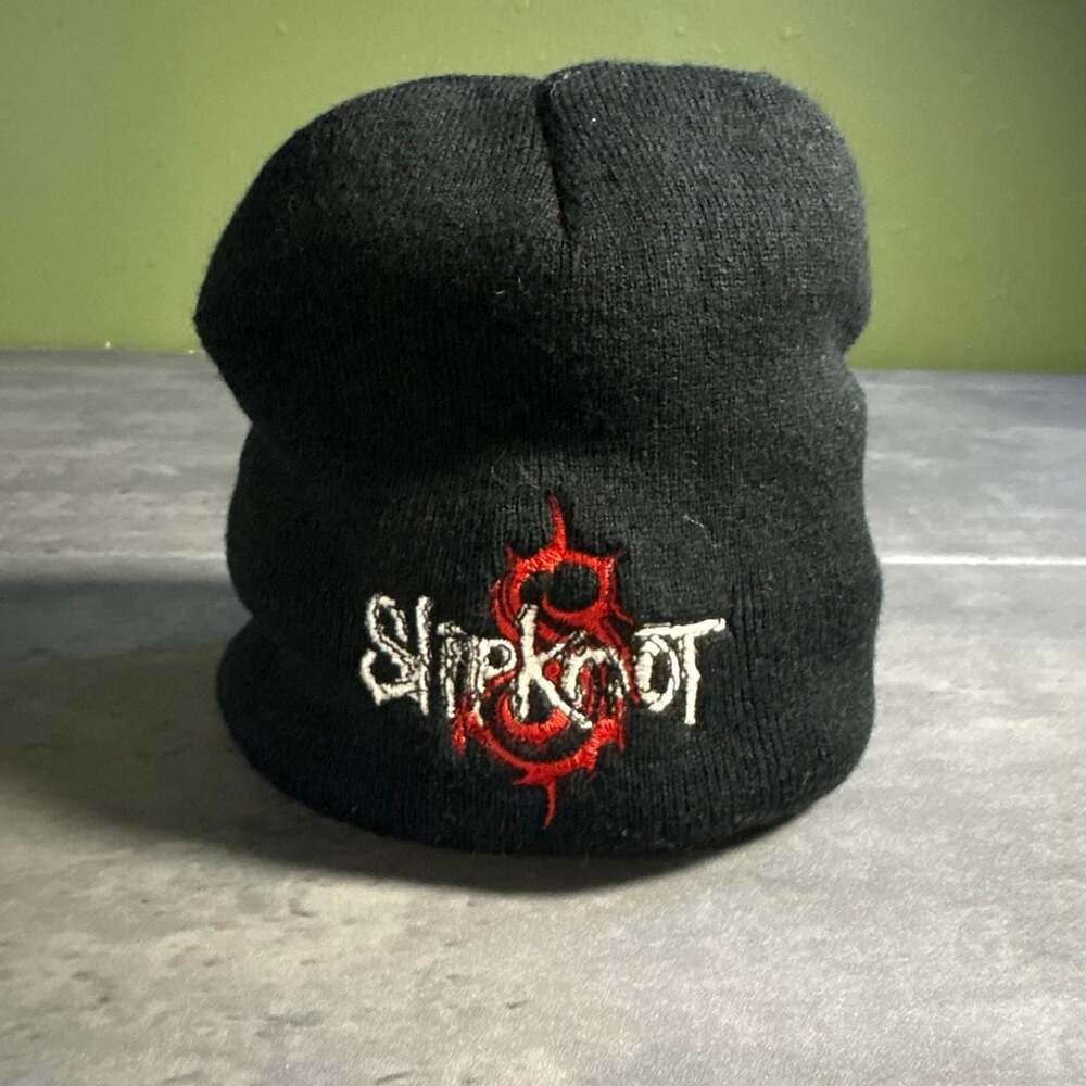 Slipknot Embroidered Logo Beanie Black